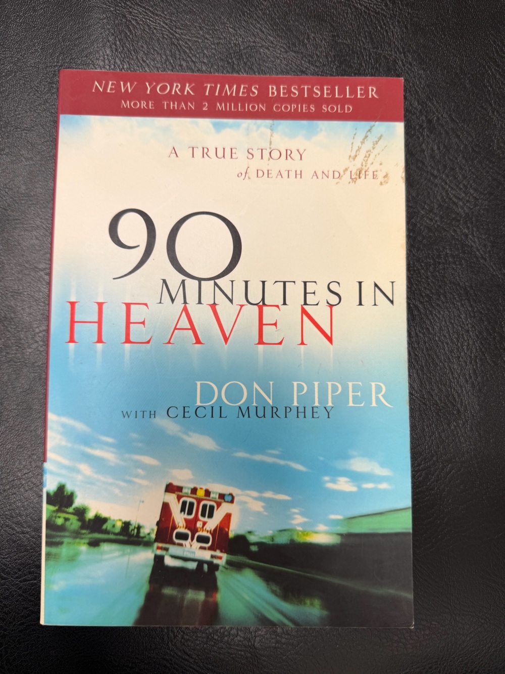 90 Minutes in Heaven Paperback Book - - Blue/White/Red
